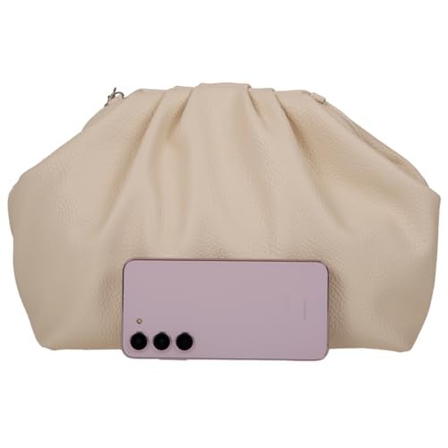 JNB Dumpling Bag for Women Clutch Purses, Cloud Crossbody Handbag Soft Shoulder,party,Wedding Bag,L/BEI - Image 2