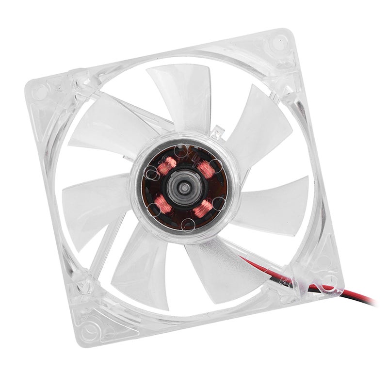 Multi Color 80mm LED PC Cooling Fan 12V 4Pin Silent Case Fan for Computer Cooling Visual Effect - Image 3