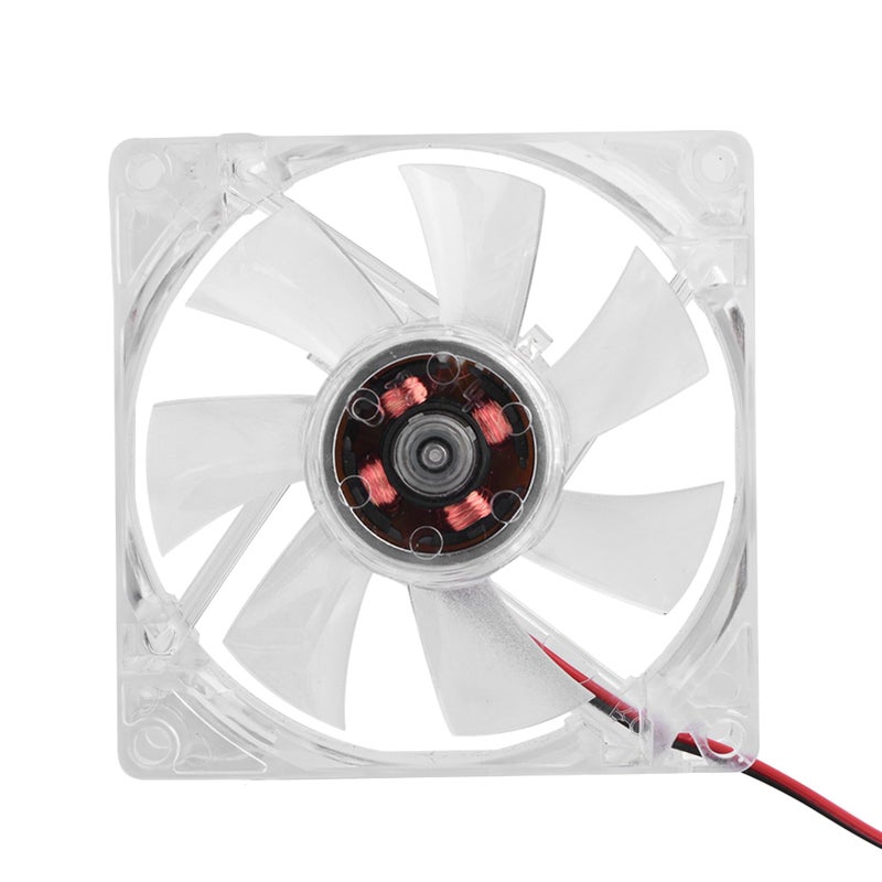 Multi Color 80mm LED PC Cooling Fan 12V 4Pin Silent Case Fan for Computer Cooling Visual Effect - Image 2