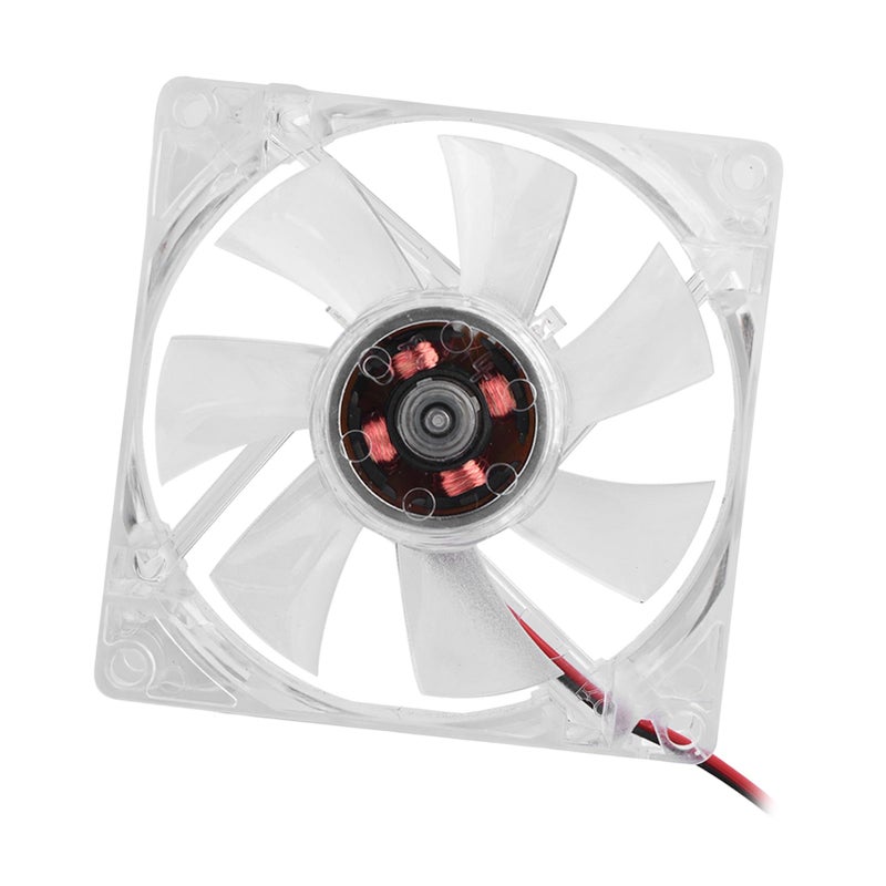 Multi Color 80mm LED PC Cooling Fan 12V 4Pin Silent Case Fan for Computer Cooling Visual Effect - Image 4