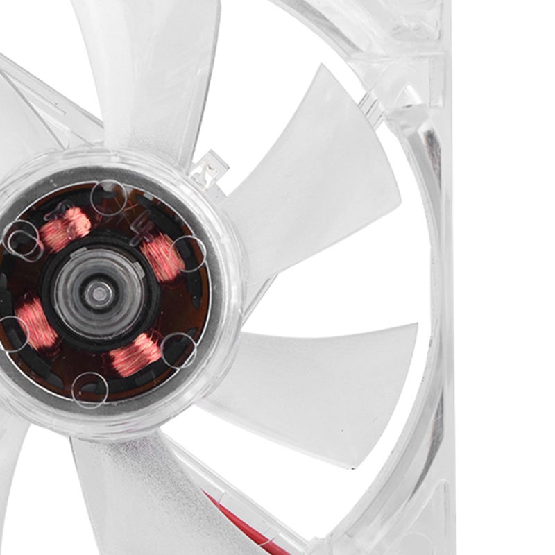 Multi Color 80mm LED PC Cooling Fan 12V 4Pin Silent Case Fan for Computer Cooling Visual Effect - Image 5