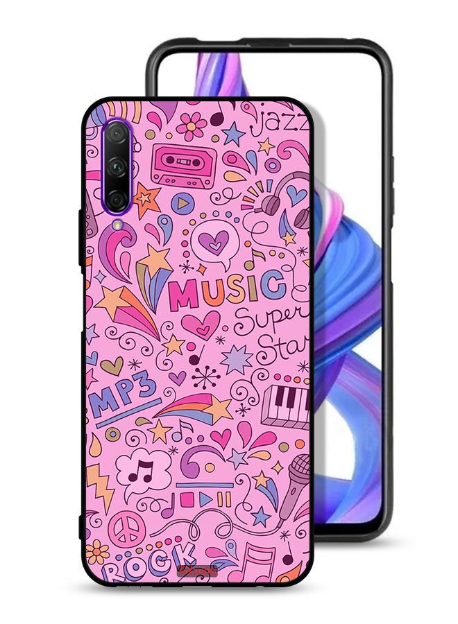 Tolwak Honor 9X Pro Protective Case Cover Music Tags - Image 1