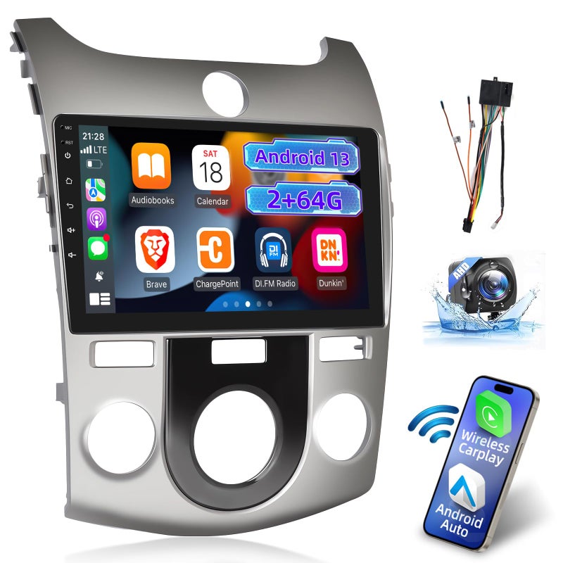 EKAT 264G Car Radio for KIA Forte Cerato K3 20092012 Only for Manual AC 9 inch Android 13 Touch Screen Forte Stereo CarplayAndroid AutoEQ AudioSWCBluetooth26 Ul Desktop Themes - Image 2