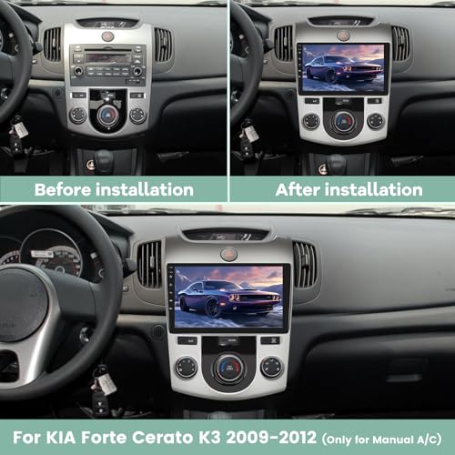 EKAT 264G Car Radio for KIA Forte Cerato K3 20092012 Only for Manual AC 9 inch Android 13 Touch Screen Forte Stereo CarplayAndroid AutoEQ AudioSWCBluetooth26 Ul Desktop Themes - Image 3