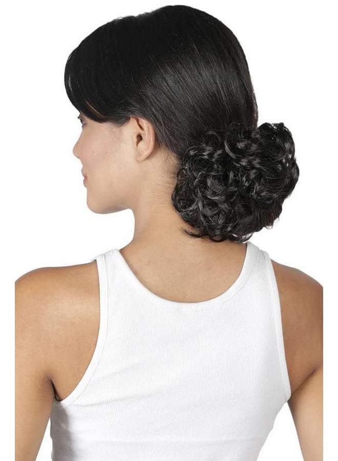 LUSH LOCKS Scruchie Synthetic Hair Bun For Women  - Image 2