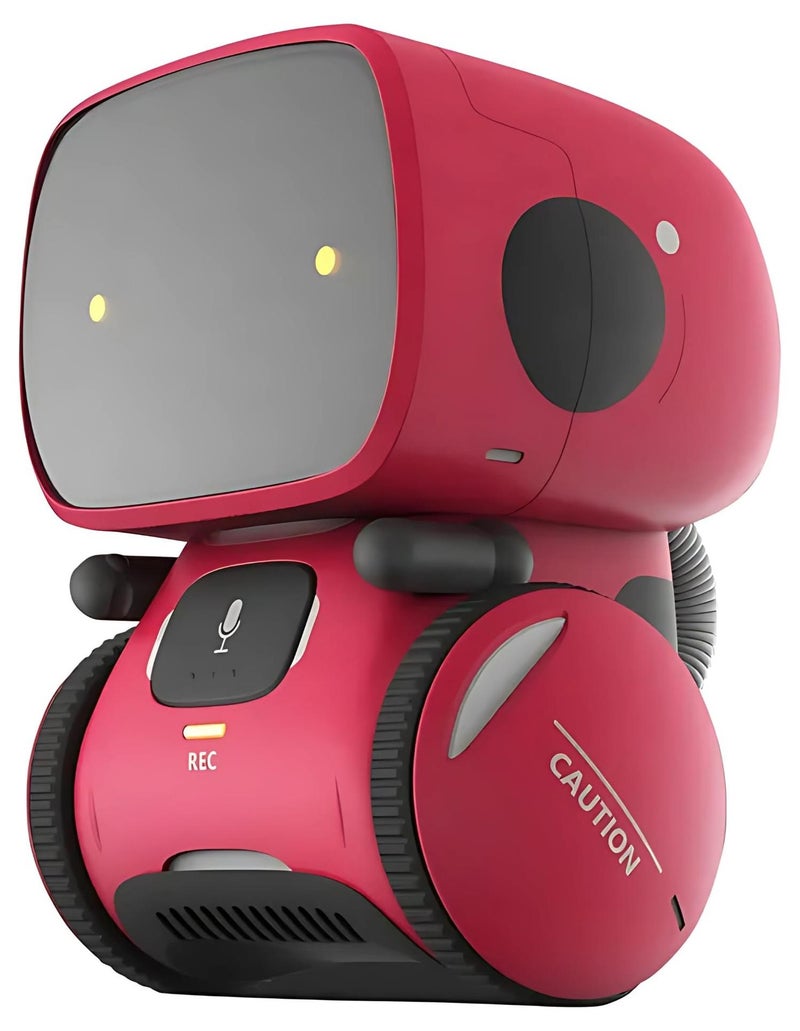 Twisoo Mini Smart Robot Toy for Kids – Voice-Controlled Interactive Talking Robot with Lights & Sounds, Educational Toy for Boys & Girls Ages 3+ (Red) - Image 1