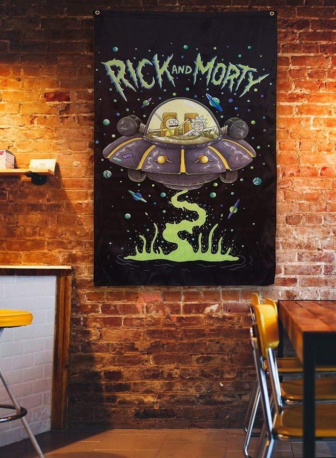 Calhoun Rick and Morty Indoor Wall Banner (30" by 50") (Space Cruiser) - Image 2