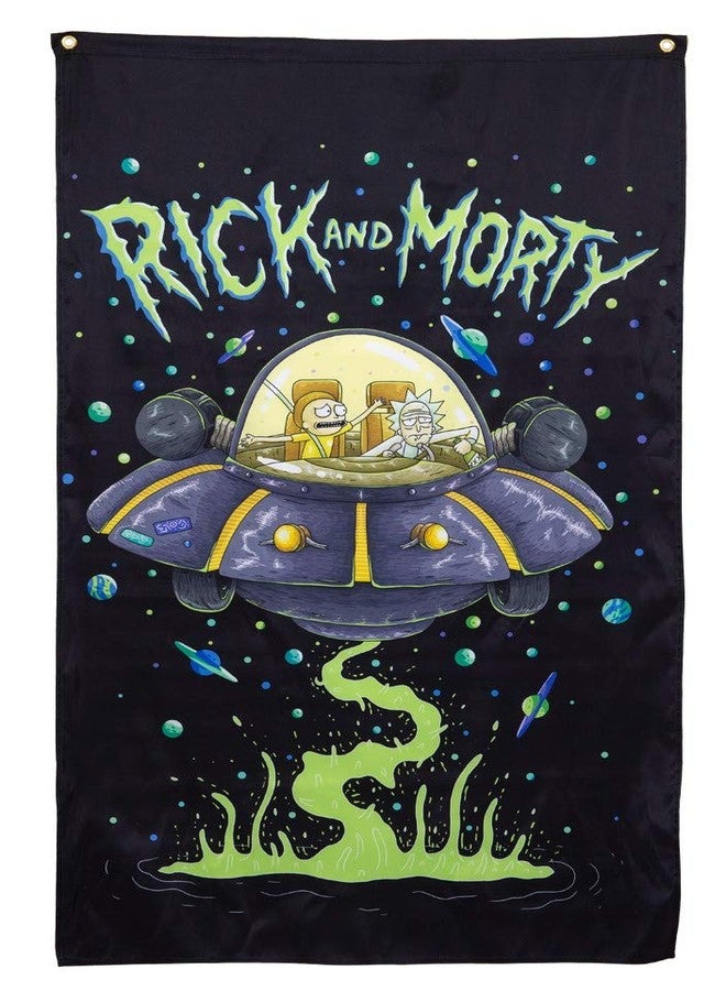 Calhoun Rick and Morty Indoor Wall Banner (30" by 50") (Space Cruiser) - Image 1