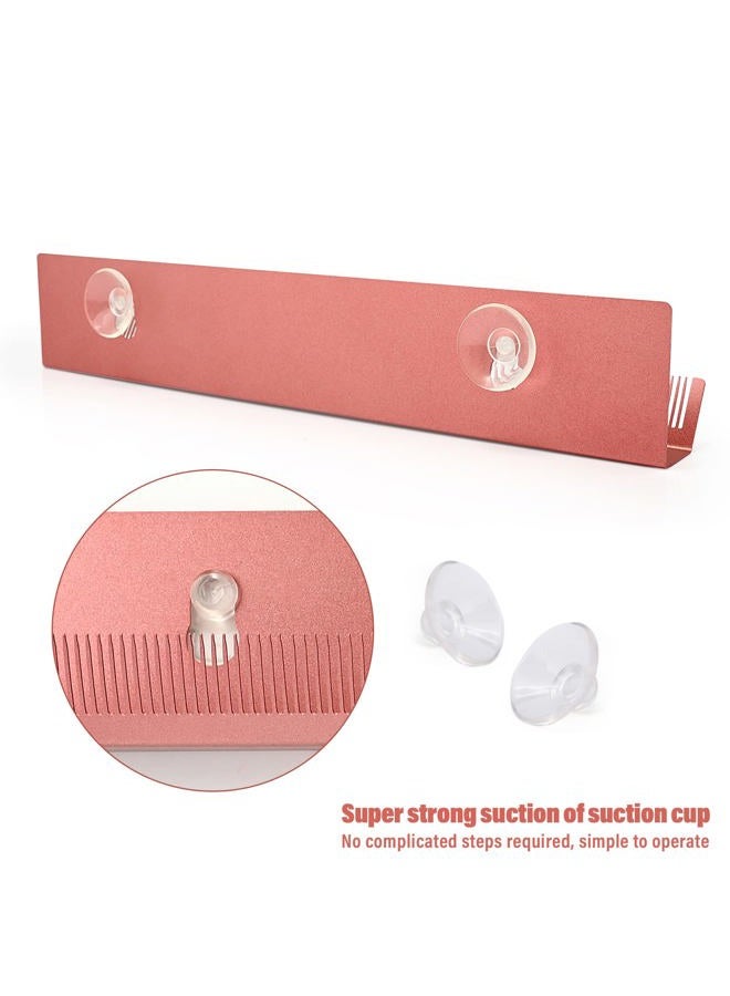 Ehdis حامل وصلات الشعر لتصفيف الشعر من الفولاذ المقاوم للصدأ، أداة عرض وصلات الشعر، أداة تعليق لغسل، تلوين وتجفيف وصلات الشعر (ذهب وردي) - Image 2