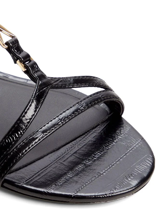 Aldo  Bellveor Ladies Black Flat Sandals for Women | Best Price UAE