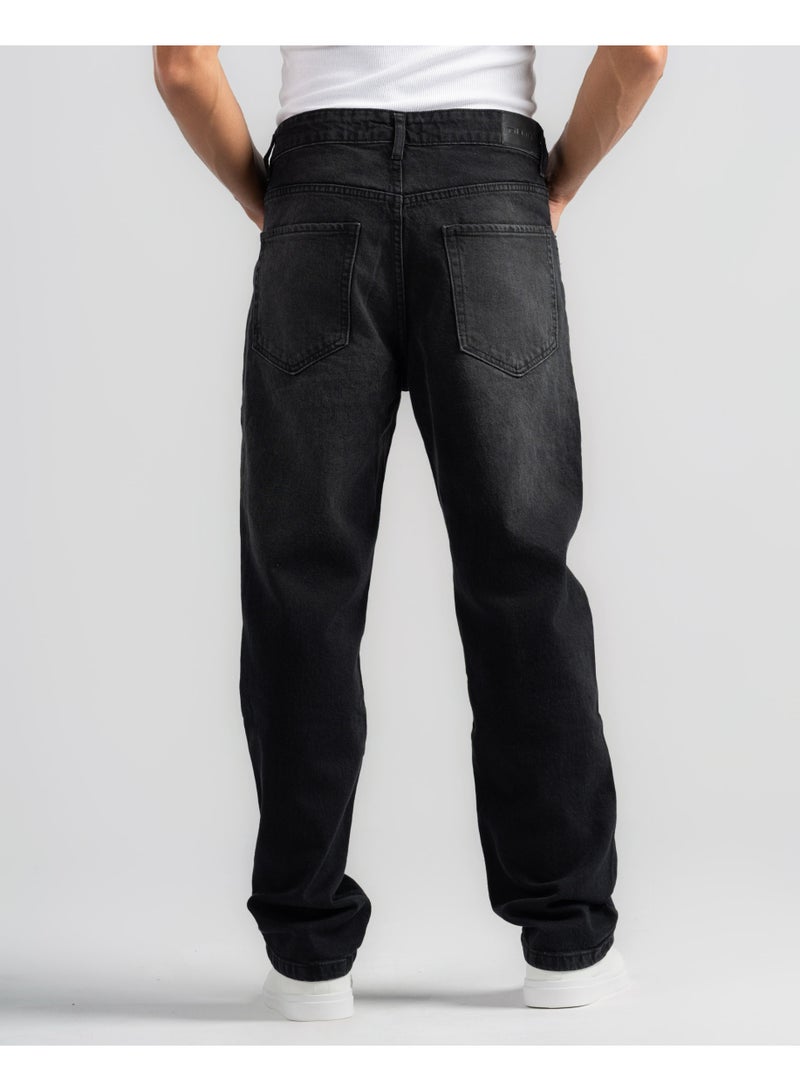 دوت بنطلون جينز رجالي ستاندرد بقصة مستقيمة - Image 3