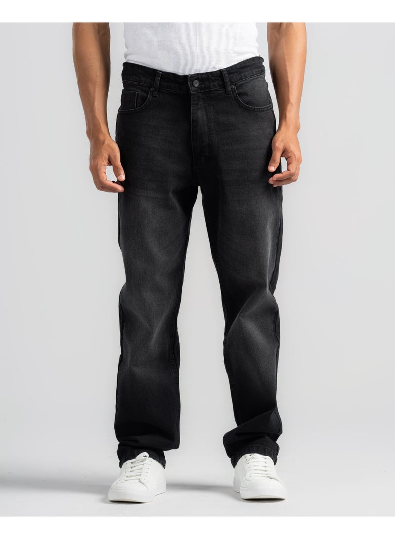 دوت بنطلون جينز رجالي ستاندرد بقصة مستقيمة - Image 1