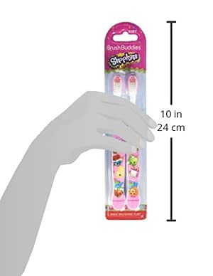 Brush Buddies 2 Piece Shopkins Toothbrush - Image 4