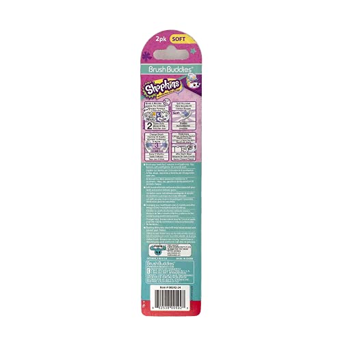 Brush Buddies 2 Piece Shopkins Toothbrush - Image 2