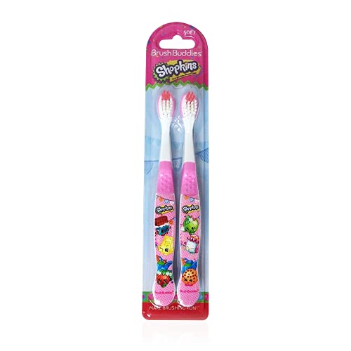 Brush Buddies 2 Piece Shopkins Toothbrush - Image 1