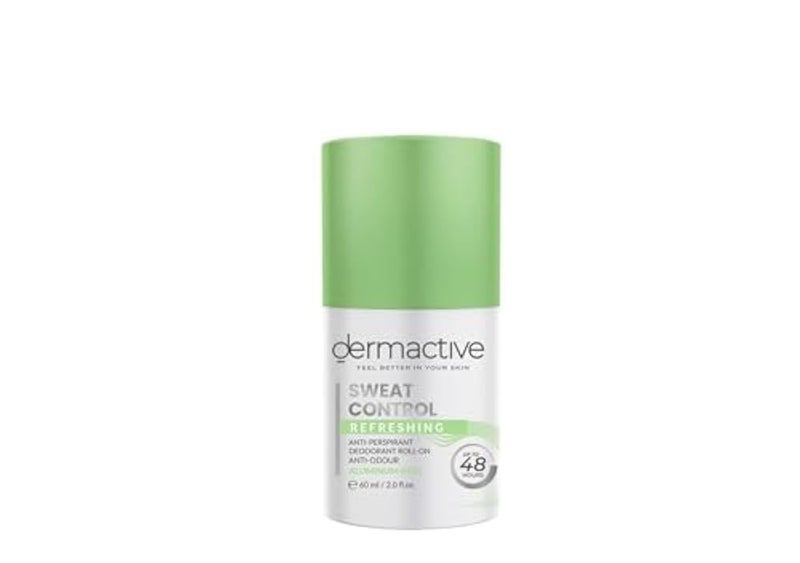 Dermactive Sweat Control Refreshing Roll-On – Aluminium Free- 60ml Stay Dry, Fresh & Confident All Day Long - Image 1