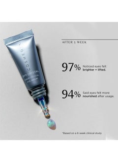 CosMedix Opti Crystal Liquid Eye Serum - Under Eye Brightener & Hydrator - Reduces Under Eye Bags, Wrinkles, Fine Lines, Dark Circles, Puffiness & Crows Feet - Serum for Skin Care  - Image 2