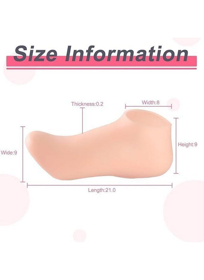Generic - Silicone Socks For Women, Moisturizing Foot Socks, Soft Gel Socks, Aloe Socks, Women Spa Pedicure Socks Waterproof socks for SPA (1-Pair) - Image 1