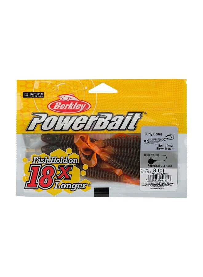 Berkley PowerBait Curly Bones Fishing Soft Bait, Blown Motor, 4" - Image 3