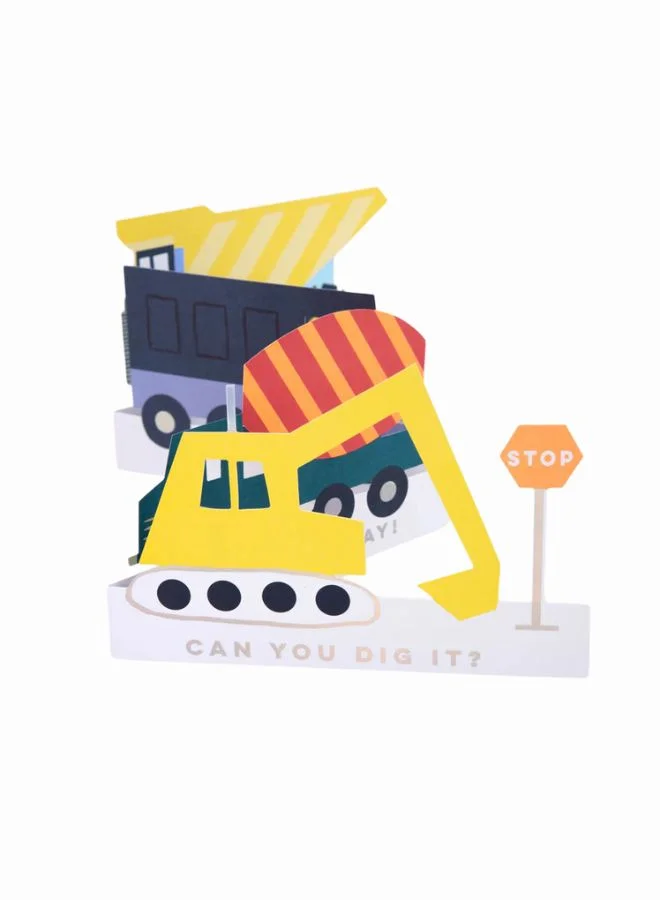 Meri Meri Construction Concertina Card