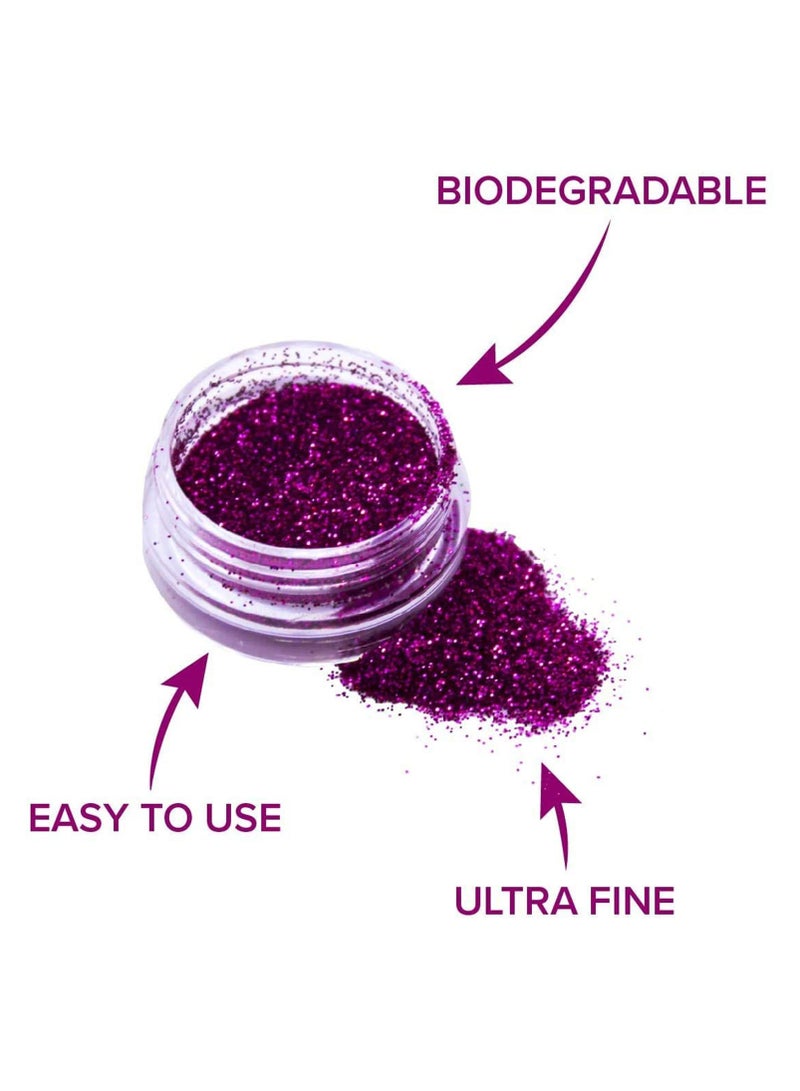 SYOSI 12 Colors Glitter Set Fine Glitter for Resin Arts and Craft Supplies Glitter Festival Glitter Makeup Glitter Cosmetic Chunky Glitter for Body Nail Face Hair Eyeshadow Lip Gloss Making  - Image 3