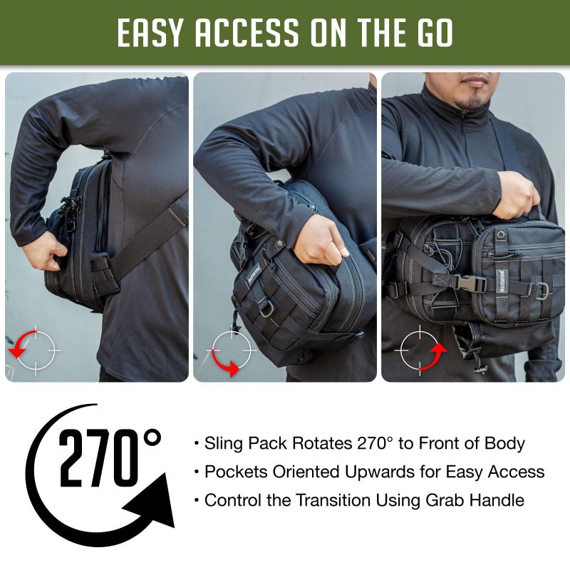 Maxpedition Noatak Gearslinger (Black) - Image 5