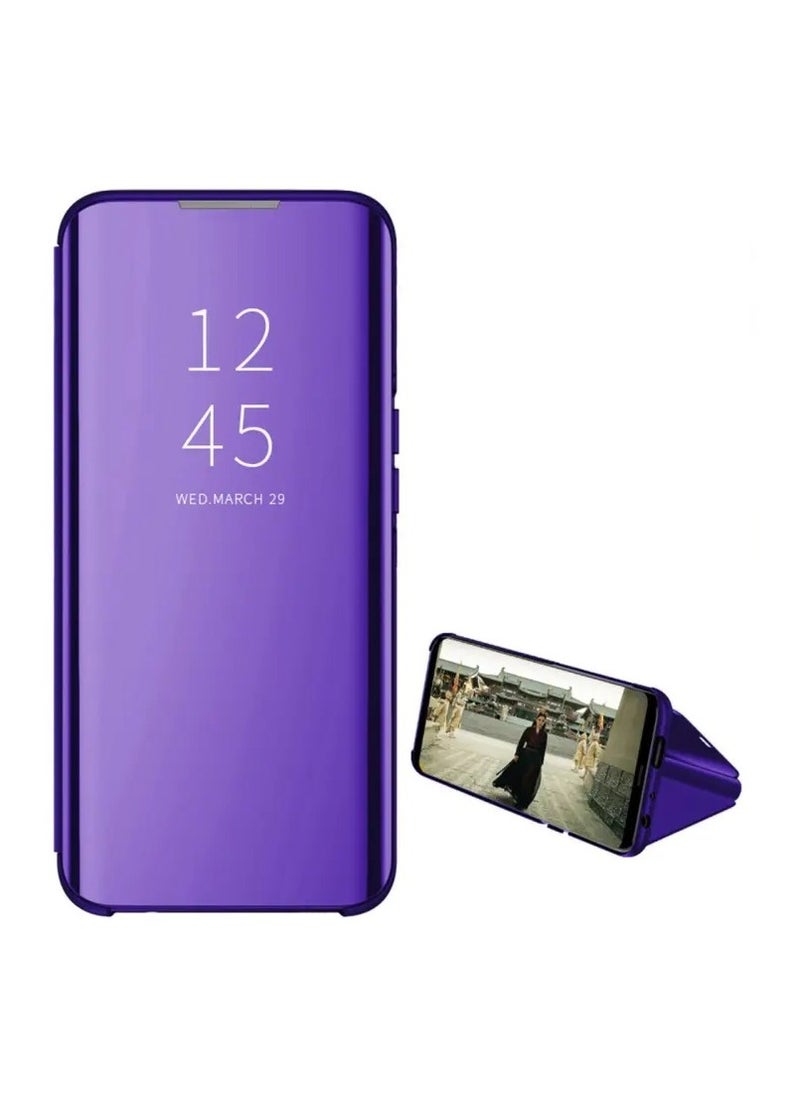 Generic - ultra-thin protective polycarbonate case with a mirror design, with a smart display feature and supports wireless charging for the Xiaomi Poco X4 Pro 5G mobile phone from , purple - Image 1