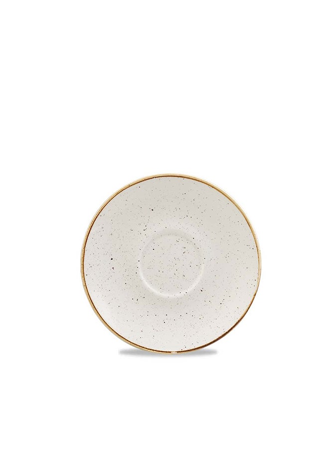 Stonecast Barley White  Cappuccino Saucer 15.6Cm B