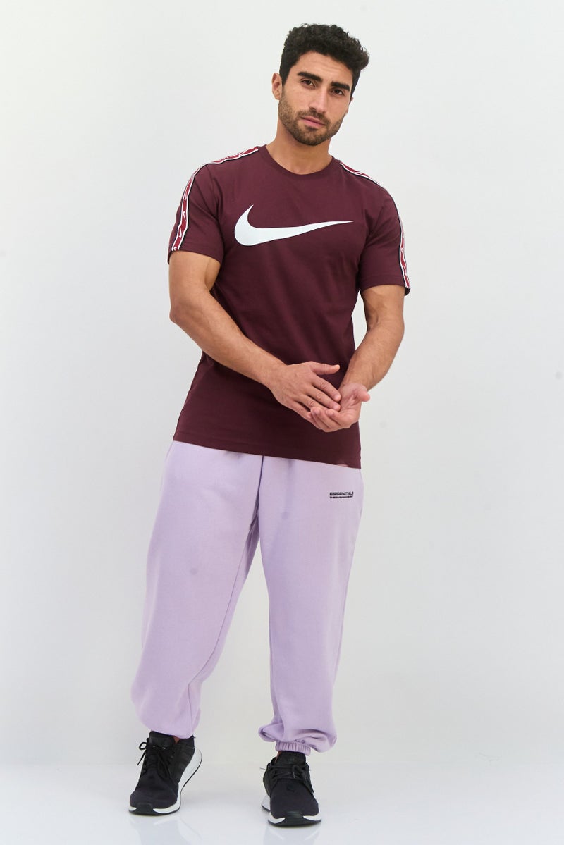 Nike Men Sportswear Fit Short Sleeves Outdoor T-Shirt, Dark Brown  - Image 4