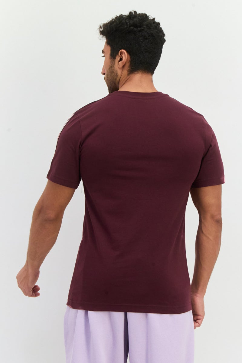 Nike Men Sportswear Fit Short Sleeves Outdoor T-Shirt, Dark Brown  - Image 3