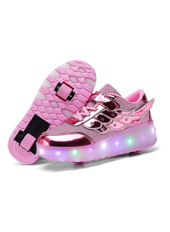 Light-Up Roller Skates for Girls and Boys - Pink