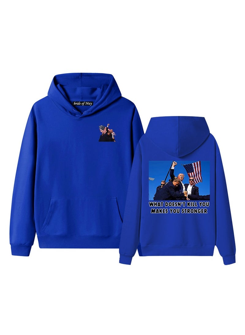 KUYING - New Trump Print Hoodie - Image 1