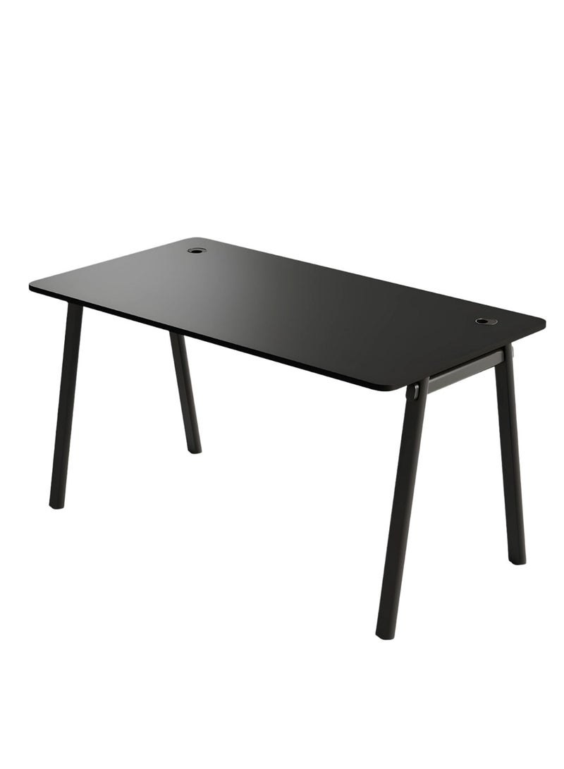 WORKSPACE Gaming Home Office Desk: Executive Design, 120x70cm, Black & White, Ergonomic Computer Workstation for Gamers and Professionals (Black) - Image 1