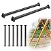 DOLEMODUO 15 Pack Steel Monkey Bars for Kids 215 Inch Backyard Climbing Play Set AccessoriesBlack DIY Monkey Bar kit with Screws for Backyard Swing Set Playground Equipment - Image 2