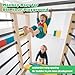 DOLEMODUO 15 Pack Steel Monkey Bars for Kids 215 Inch Backyard Climbing Play Set AccessoriesBlack DIY Monkey Bar kit with Screws for Backyard Swing Set Playground Equipment - Image 4