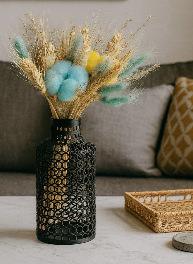 أخوة ثلاثي الأبعاد مزهرية خلية نوار – قطعة ديكور هندسية لافتة للمساحات العصرية - Image 1