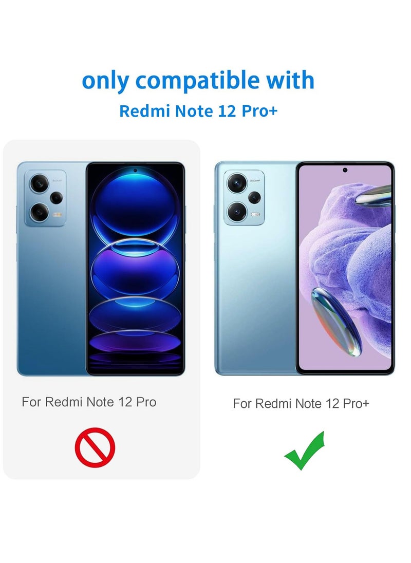 بورتوني حافظة Redmi Note 12 Pro Plus 5G غطاء شفاف سيستال مع حماية الكاميرا وممتص للصدمات حافظة واقية ناعمة من مادة TPU لهاتف Xiaomi Redmi Note 12 Pro Plus 5G  - Image 2