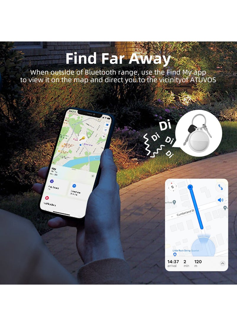 Generic - Smart Tag (Cheap alternative of Airtag), Works with Apple Find My (iOS Only), Bluetooth Finder, Keys Finder And Item Locator for Child, Elders, Pets, Keys, Bags, Wallets and More. Black - Image 1