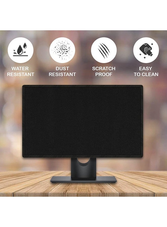 INF Dust Proof Water Proof Washable LCD/LED Monitor Cover for Dell 27 Inch (Black), Nylon - Image 2