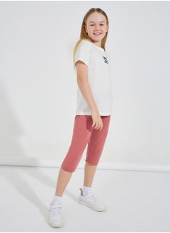 Styli Basic Capri Length Leggings  - Image 2