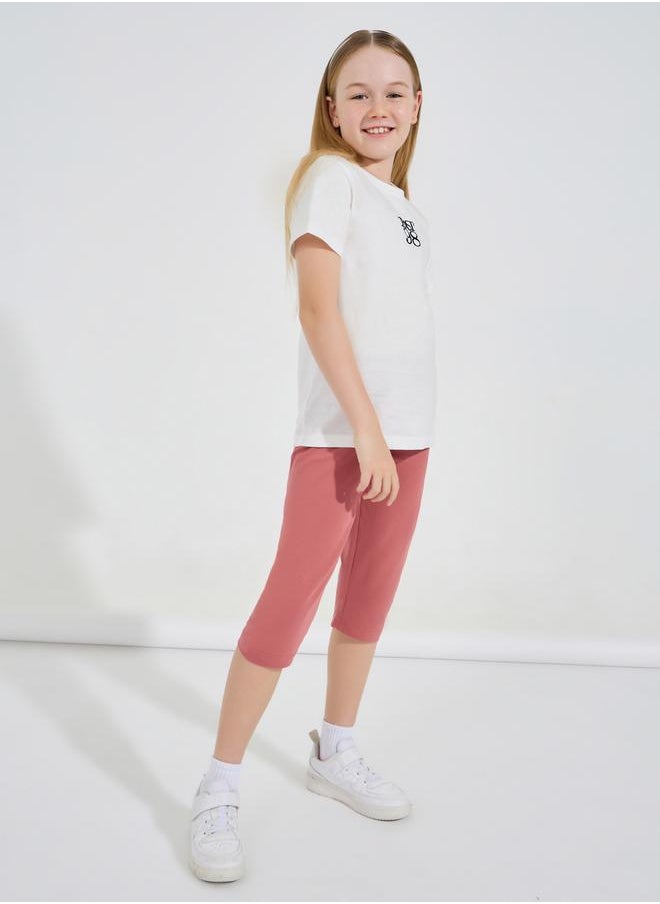 Styli - Basic Capri Length Leggings - Image 1