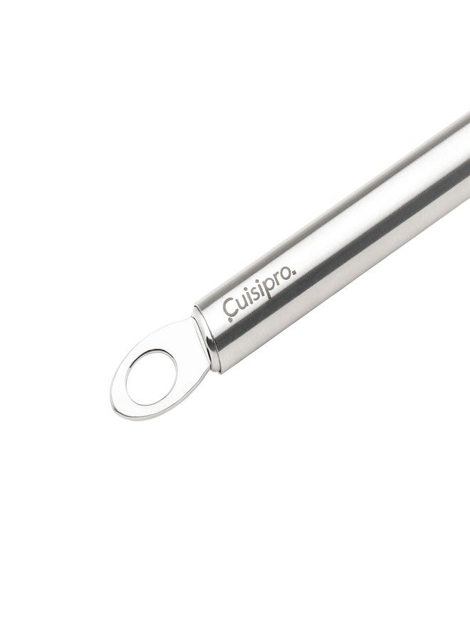 Cuisipro 10-Inch Silicone Flat Whisk, Red - Image 2
