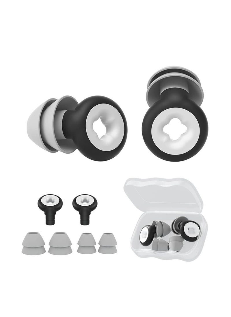 SYOSI - SYOSI, Ear Plugs for Noise Reduction, Super Soft, Reusable Hearing Protection in Flexible Silicone for Sleep, Noise Sensitivity and Flights, 35dB Noise Cancelling - Image 1