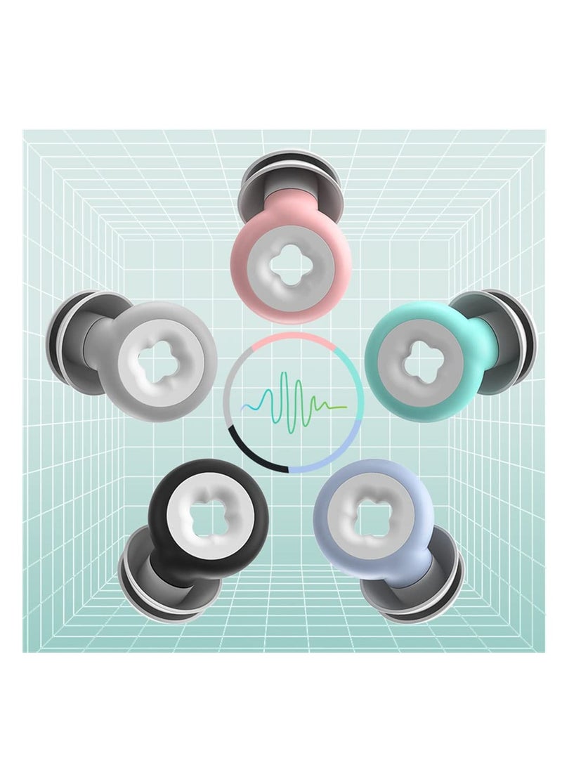 SYOSI - SYOSI, Ear Plugs for Noise Reduction, Super Soft, Reusable Hearing Protection in Flexible Silicone for Sleep, Noise Sensitivity and Flights, 35dB Noise Cancelling - Image 1