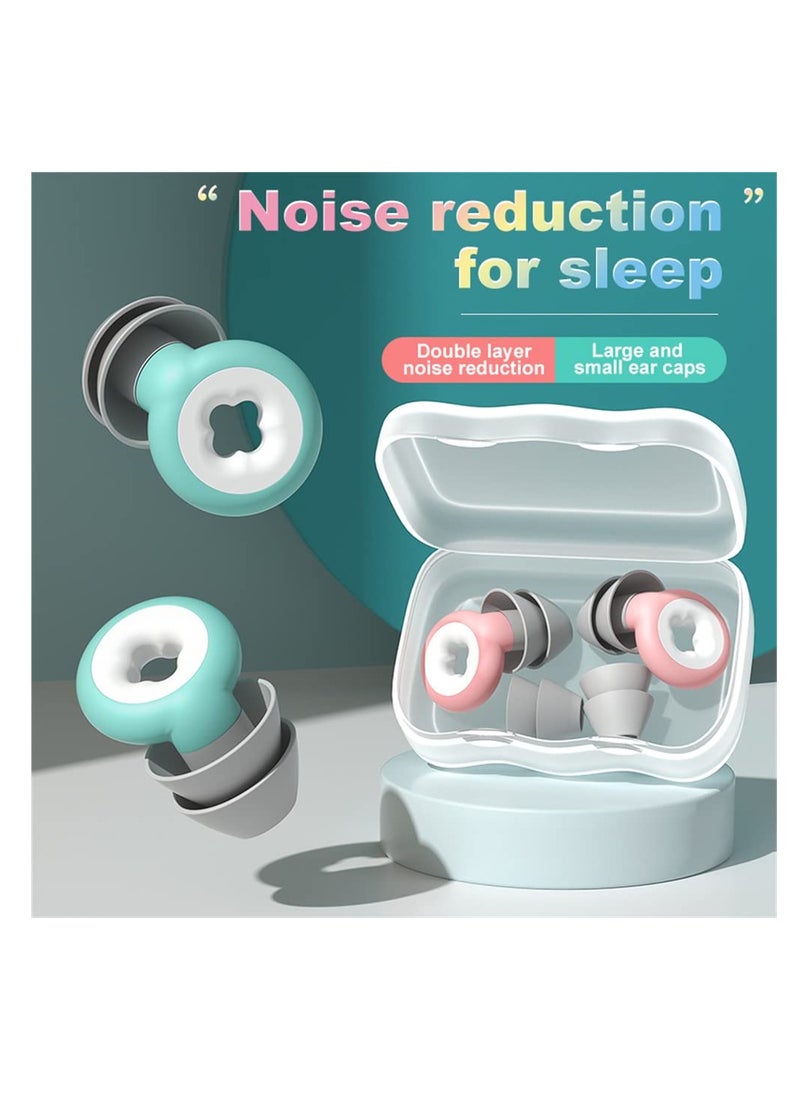 SYOSI - SYOSI, Ear Plugs for Noise Reduction, Super Soft, Reusable Hearing Protection in Flexible Silicone for Sleep, Noise Sensitivity and Flights, 35dB Noise Cancelling - Image 1