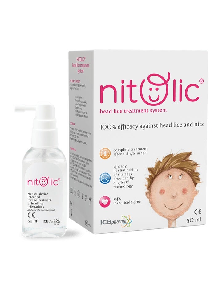 Nitolic شامبو مضاد للقمل 50 مل