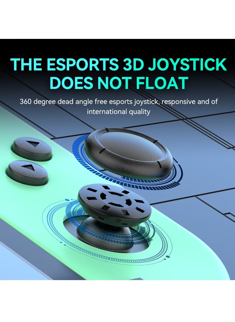 Wireless Controller for Nintendo Switch, L/R Controllers Replacement Compatible with Nintendo Switch/Lite/OLED, Joystick with Wake-up/Screenshot/Dual Vibration/Motion Control Function With RGB light