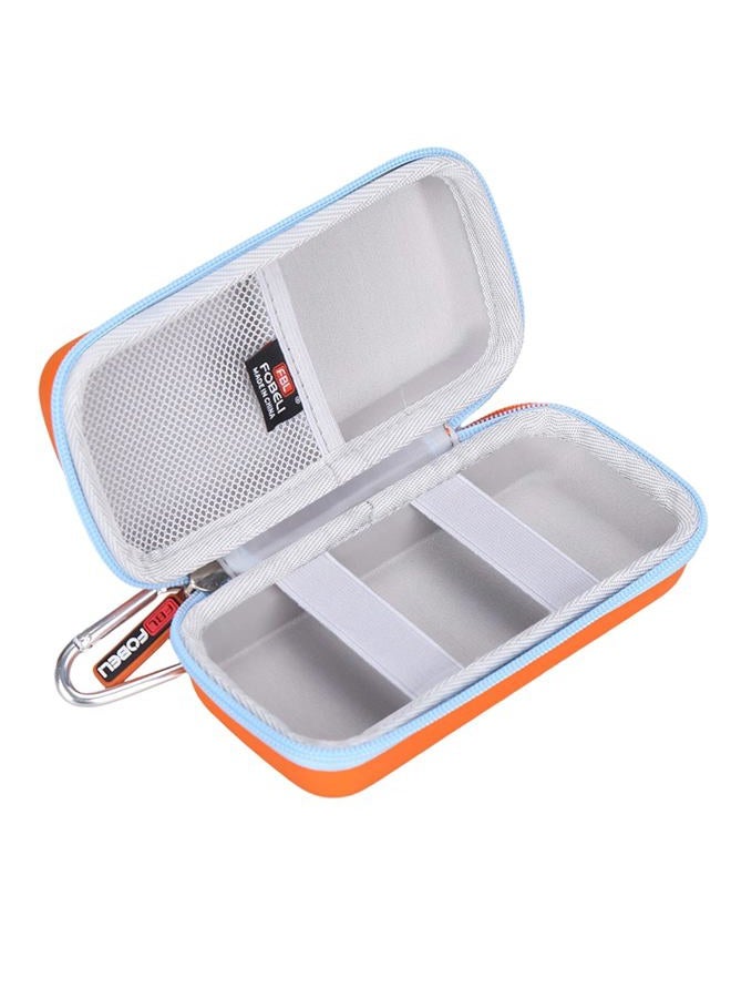 FBLFOBELI Portable Storage Asthma Inhaler Holder Case, Compact Hard Travel Bag Compatible with Mist Epinephrine Inhalation Aerosol (Case Only) - Image 3
