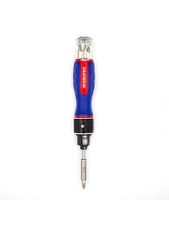 WORKPRO WP221069 6-In-1 Professional Cr-V Ratchet Magnetic Screwdriver Set  - Image 1