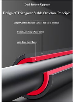 يزما العالمية سحب قضيب نوع المدخل مع الحد الأقصى من 880lbs ، doorframe نوع قابل للتعديل عرض الجزء العلوي من الجسم قفل قضيب ممارسة ، لا المسمار الجدار شنقا نوع نظام الجمنازيوم جهاز التدريب ، ومناسبة للعائلات ممارسة الرياضة البدنية المضادة للانزلاق الباب معدات التدريب  - Image 4